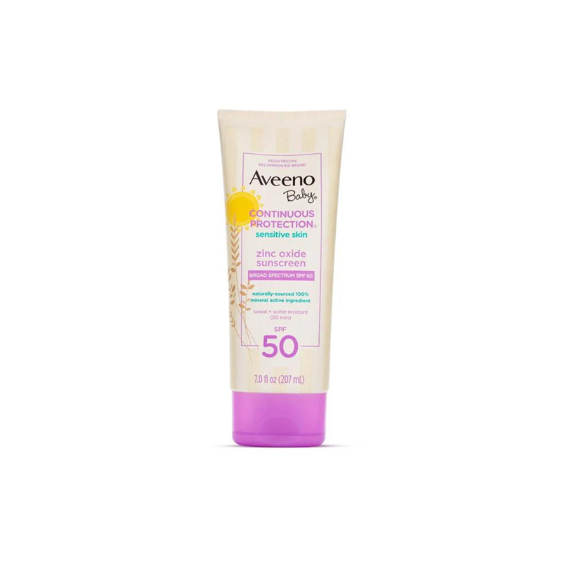 Aveeno Kids Cotinuous Protection Zinc Oxide Sunscreen SPF50