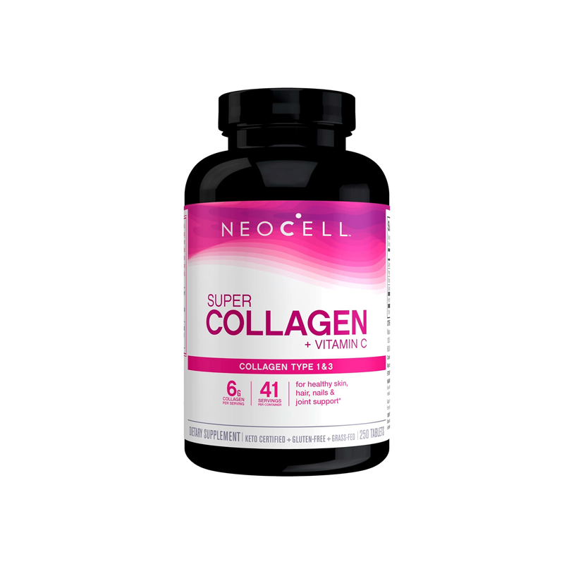NeoCell Super Collagen + C, Collagen Types 1 & 3 250 Tablets