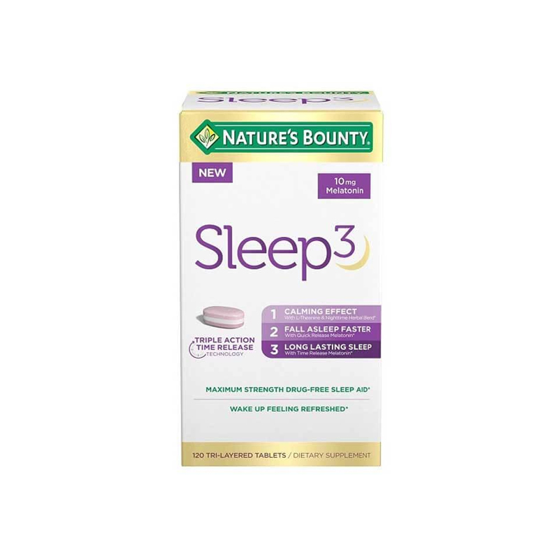 Nature's Bounty Sleep3 Tri-Layer 120 Tablets