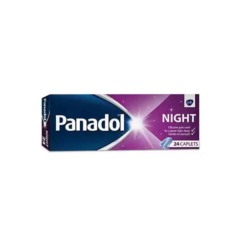 PANADOL NIGHT EFFECTIVE PAIN RELIEF 24 CAPLETS