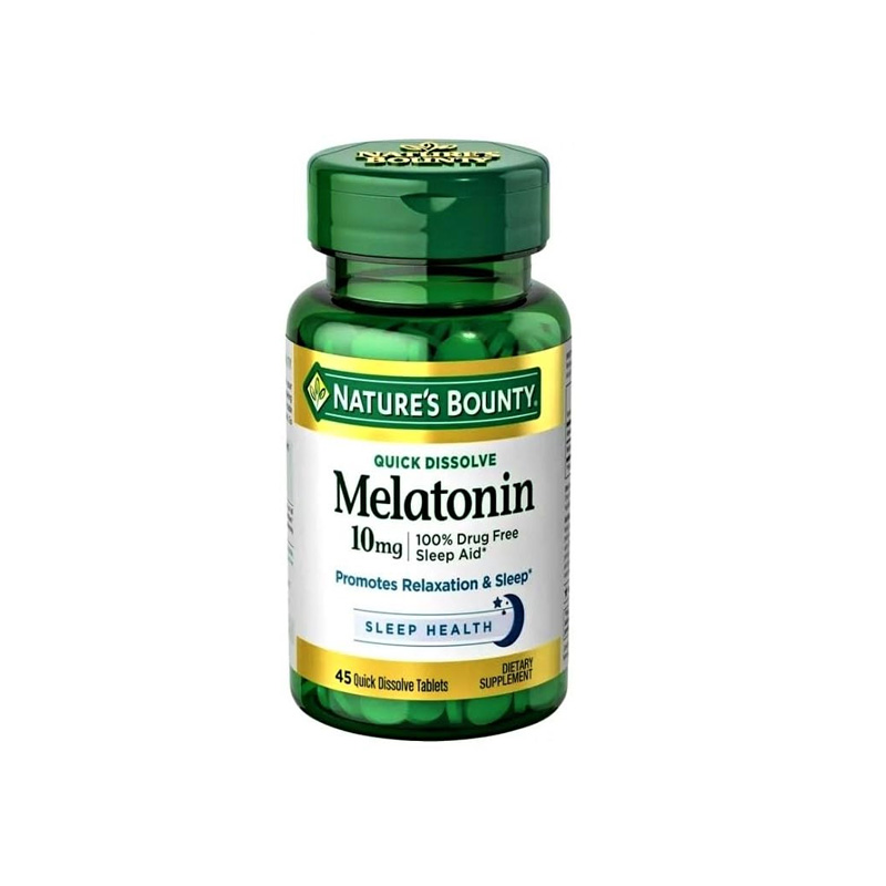 Nature's Bounty Melatonin Quick Dissolve 10mg 45 Tablet