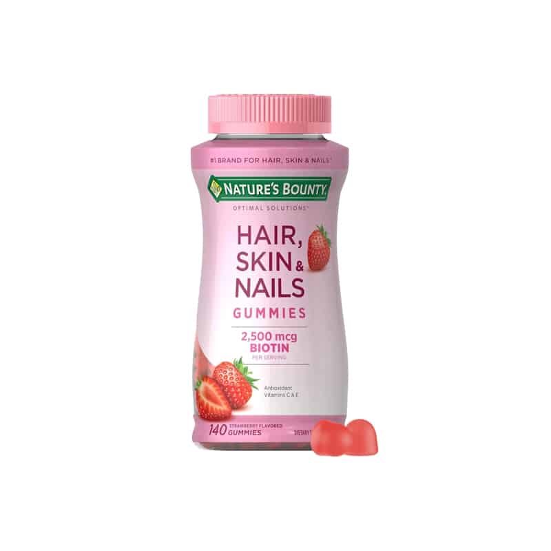 Hair, Skin, and Nails Gummies with Biotin 80 Gummies