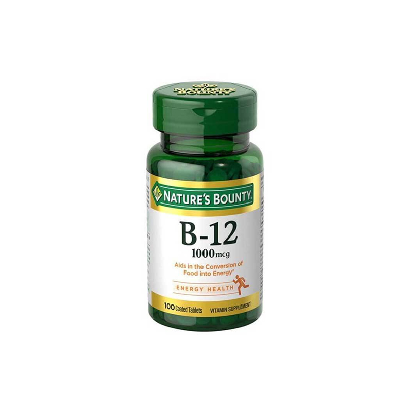 Nature's Bounty Vitamin (B-12) 500mcg -100 Tablets