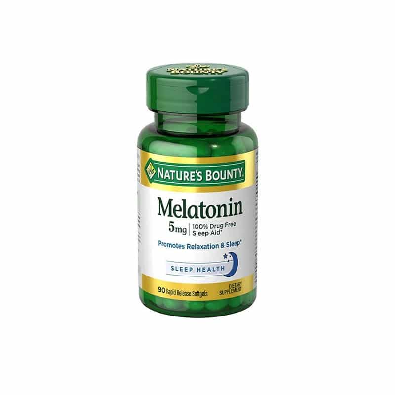 Nature's Bounty Melatonin 5mg 90 Rapid Release Softgels