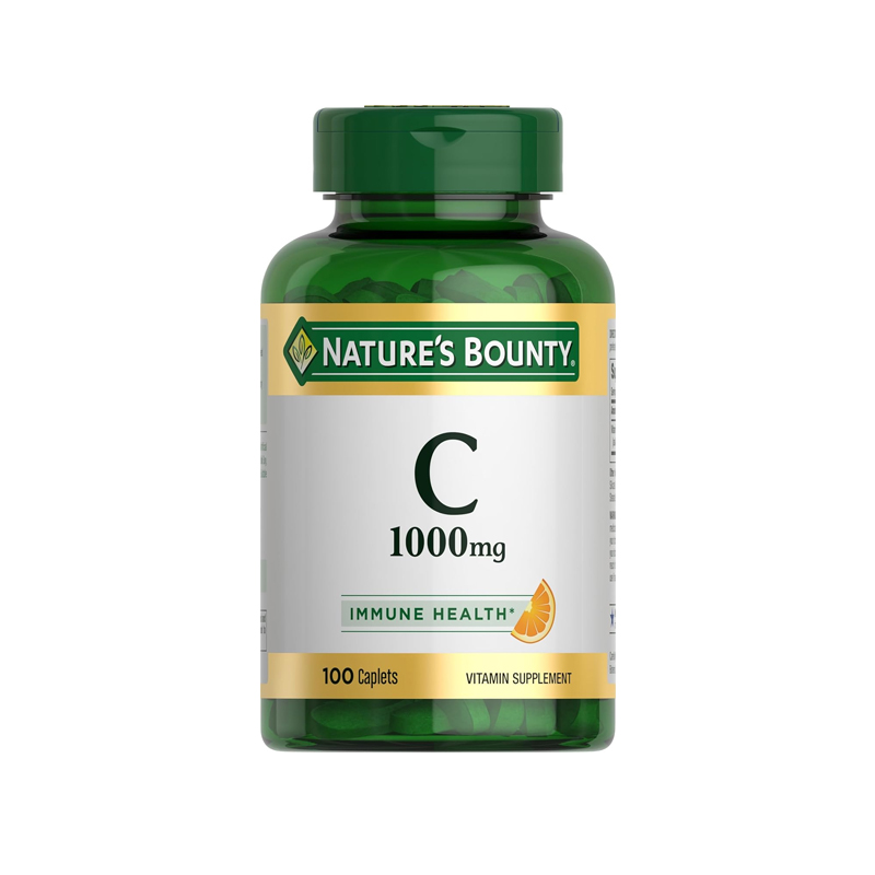 Nature's Bounty Pure Vitamin C – 1000mg 100 Tablets