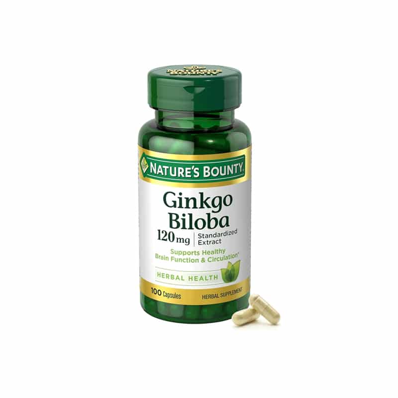 Nature's Bounty Ginkgo Biloba 120 mg 100 Capsules- (USA)
