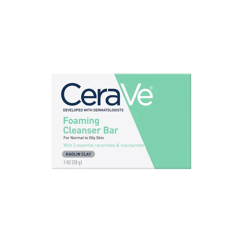 CeraVe Foaming Cleanser Bar Normal To Oily Skin 128g