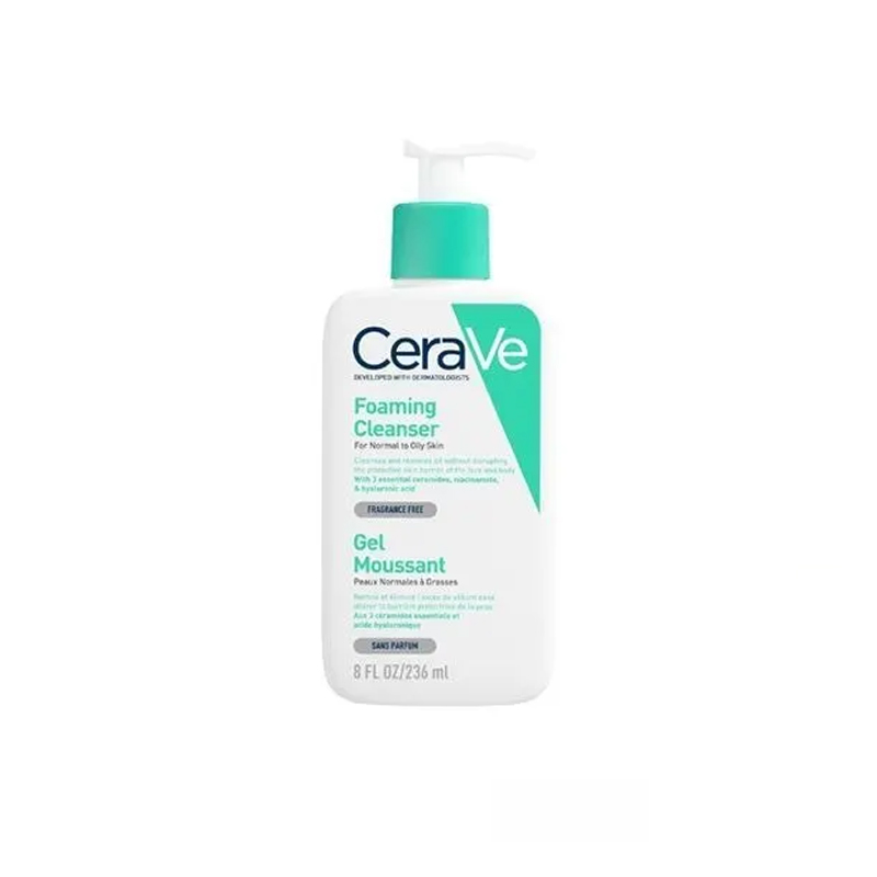 CeraVe Foaming Cleanser For Normal to Oily Skin 236ml