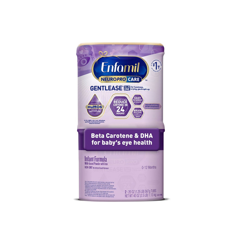 Enfamil Neuroporo Care Gentlease Powder with Beta-Carotene, 2 pk./20, 1.13kg