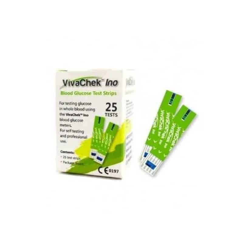 VivaChek Ino Glucose Test Strip 25's