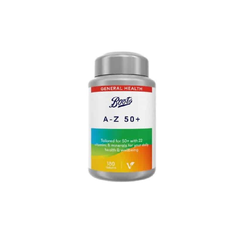 Boots A-Z 50+ Complete Vitamins & Minerals 180 Tablets