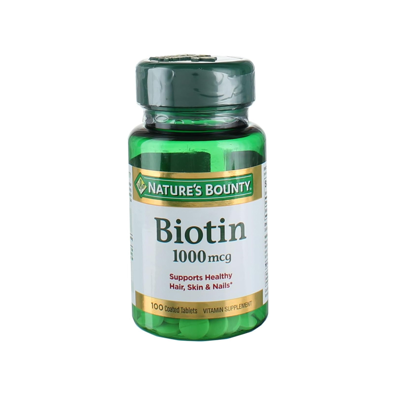 Nature's Bounty Biotin 1000mcg -100 Coated Tablets