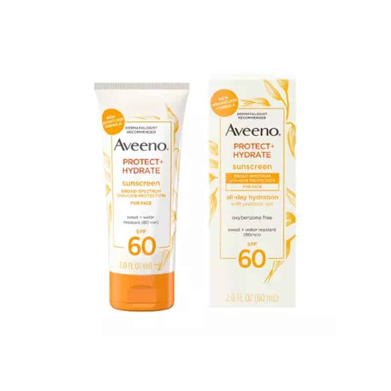 Aveeno Protect + Hydrate  SPF60 Face Sunscreen Lotion 60ml