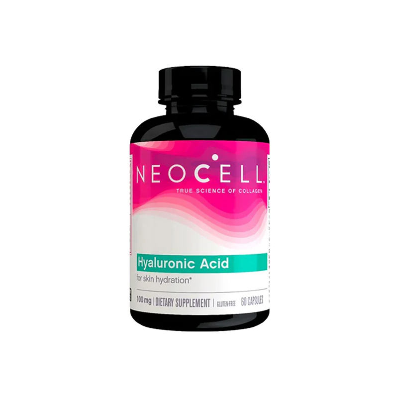 NEOCELL Hyaluronic Acid, For Skin Hydration  100mg 60 Capsules