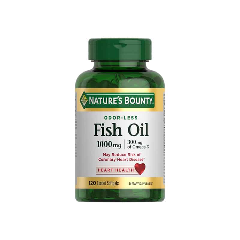 Nature's Bounty Fish Oil, 300mg of Omega-3, 120 Softgels
