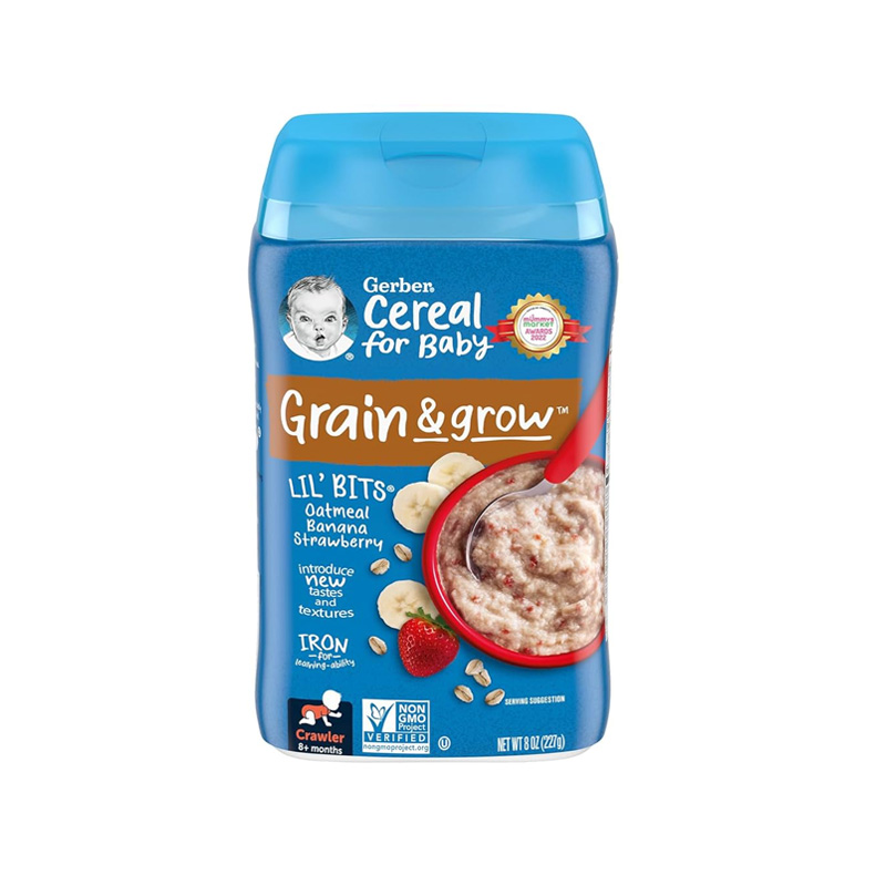 Gerber Oatmeal Banana Strawberry Cereal 227G